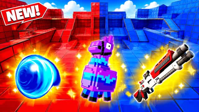 RED VS BLUE POLAR COMPOSURE 🔴🔵 — Fortnite Creative map cover art