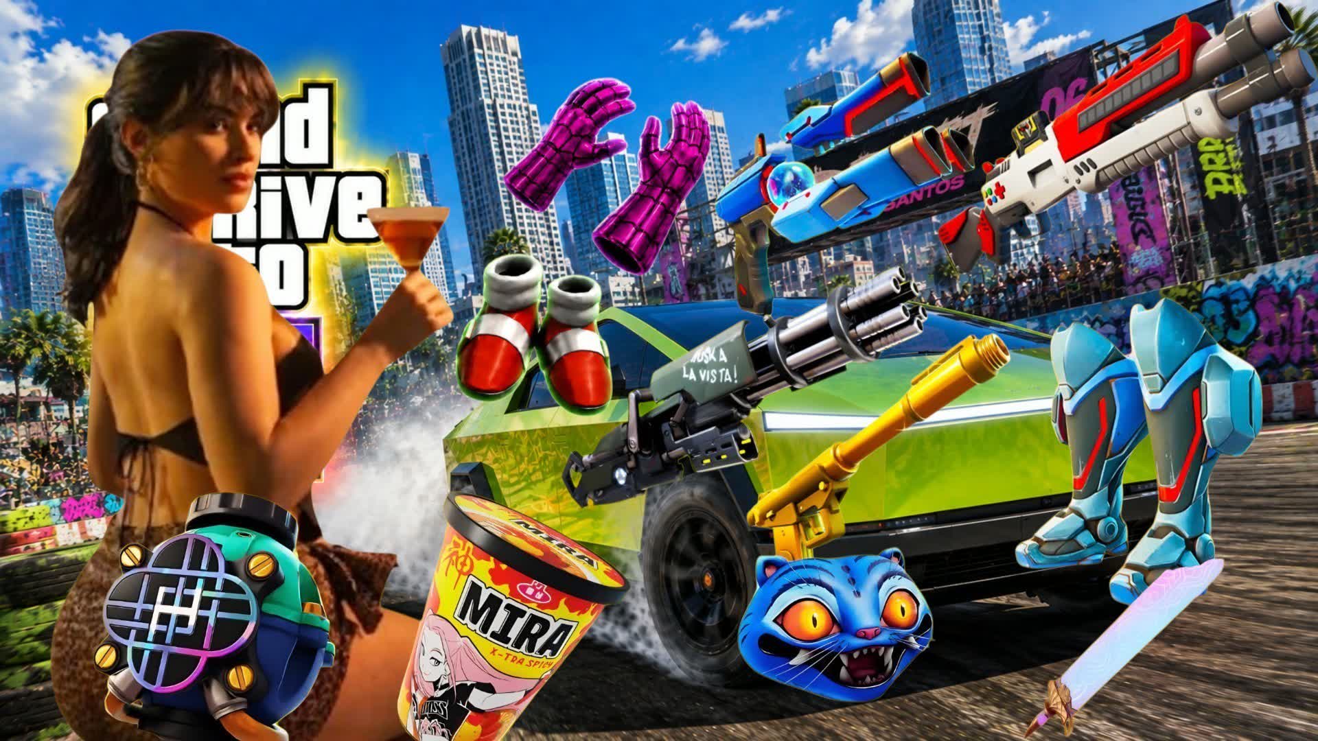 GDA GRAND LUCIA  DRIVING — Fortnite Creative map