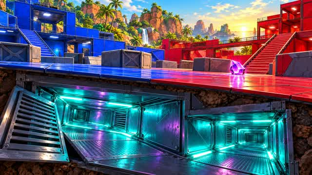 RESHUFFLE RED VS BLUE ♻️ — Fortnite Creative map