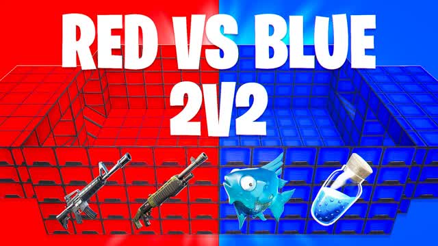 2v2 Red vs Blue — Fortnite Creative map