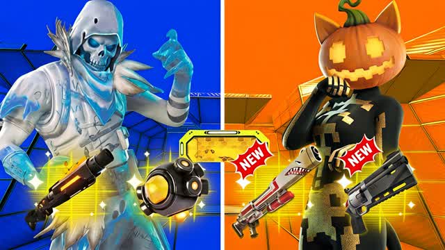 🎃Halloween vs Winter❄️ — Fortnite Creative map