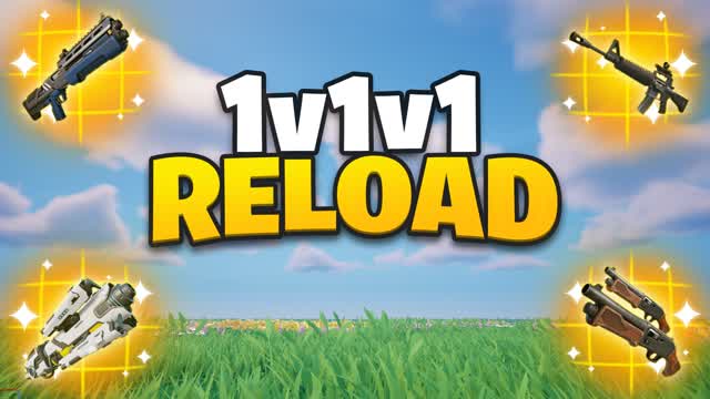 1v1v1 RELOAD FREE FOR ALL REALISTICS — Fortnite Creative map cover art