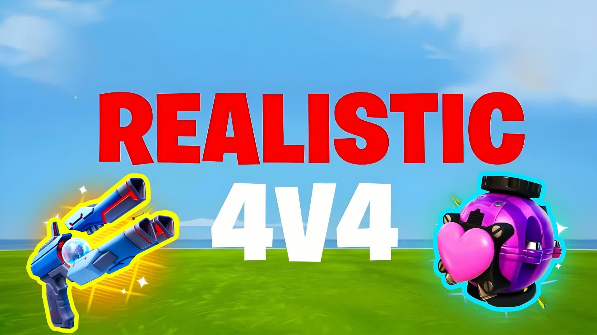 REALISTIC 4V4 TOKA — Fortnite Creative map