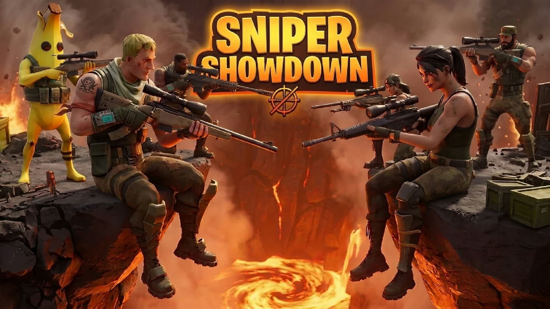 ASH ISLES: CLOSE & SNIPER DUELS — Fortnite Creative map