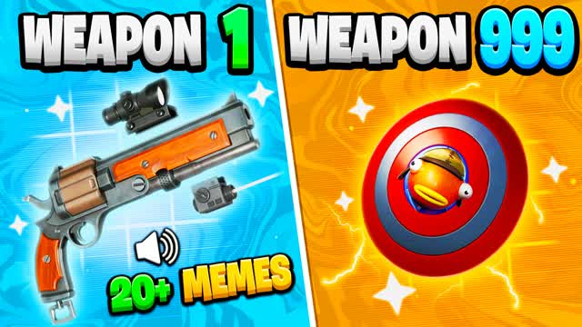 HEROES MEME GUN GAME 🎯 — Fortnite Creative map