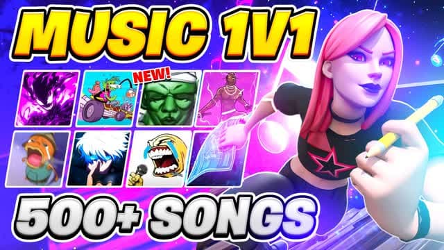 best music 1v1 — Fortnite Creative map cover art