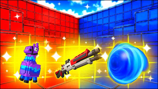 RED VS BLUE SKYLOFT 🔴🔵 — Fortnite Creative map