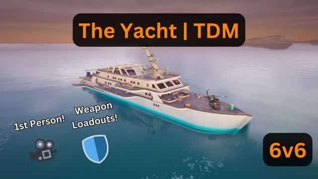 First Person The Yacht | TDM — Fortnite Creative map cover art