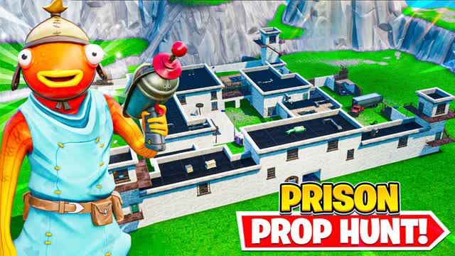 Prison Prop Hunt ⭐ — Fortnite Creative map cover art