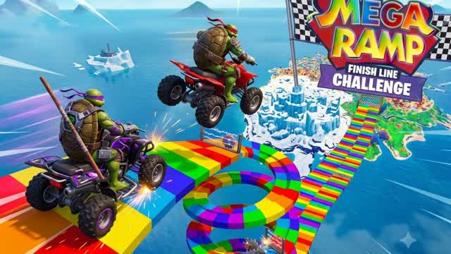 TMNT CAR GAME 🕹️WAR OF GUNS AND CARS 2 — Fortnite Creative map
