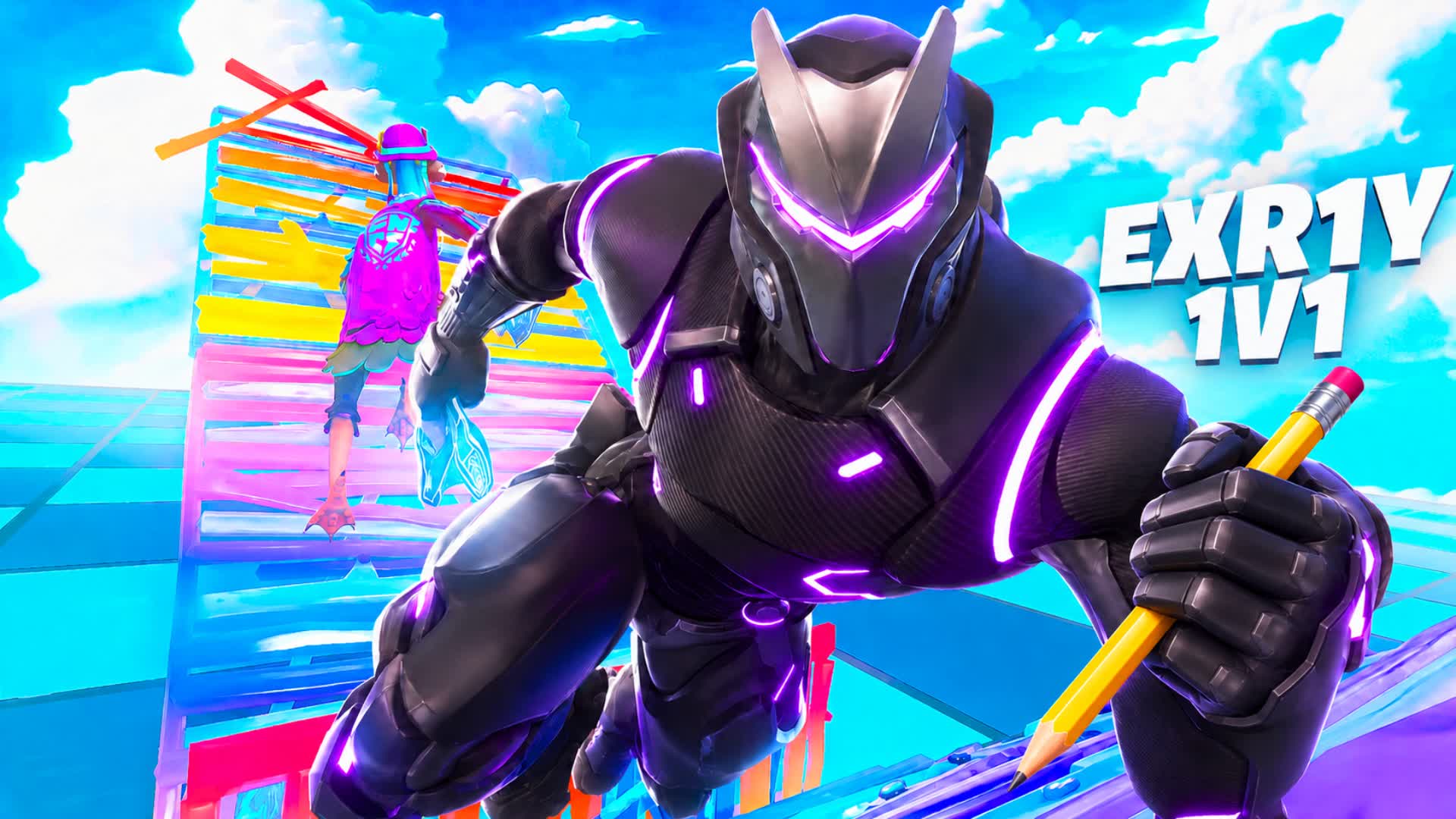 EXR1Y 1v1 (200 PUMPS) — Fortnite Creative map