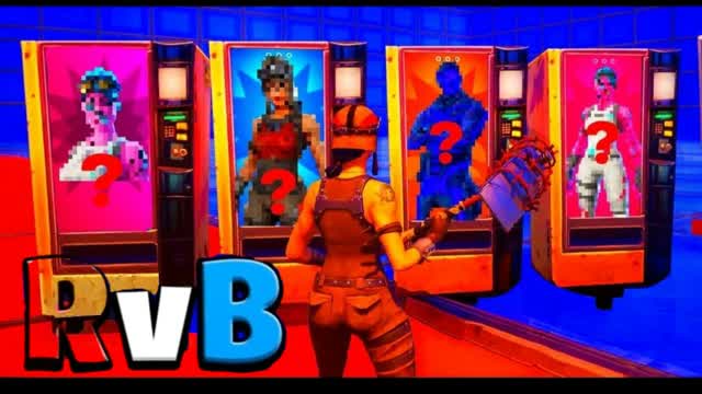 GRAND ISLAND 🔵 BLUE VS 🔴 RED — Fortnite Creative map cover art
