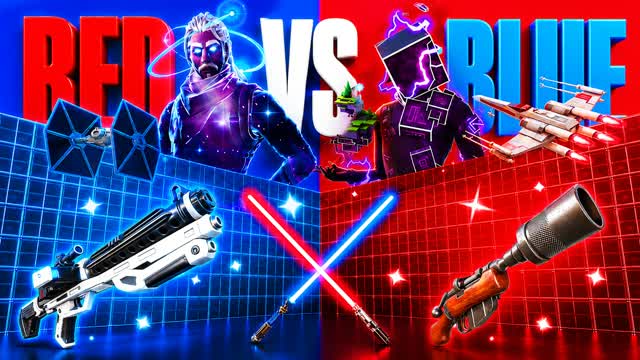 RVB RED VS BLUE VS 1V1 SW — Fortnite Creative map
