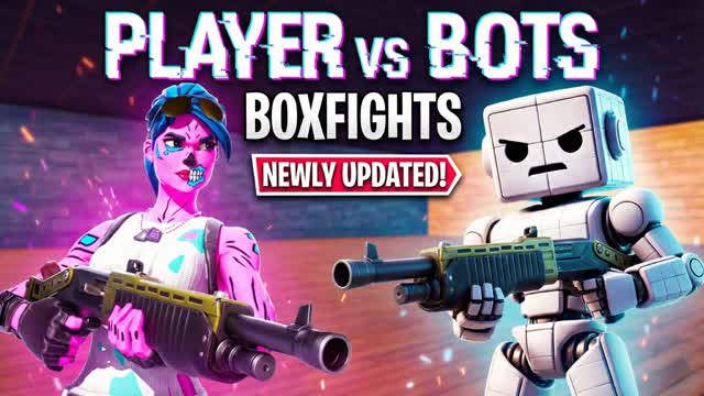 🤖 Bot Box Fights 📦 — Fortnite Creative map