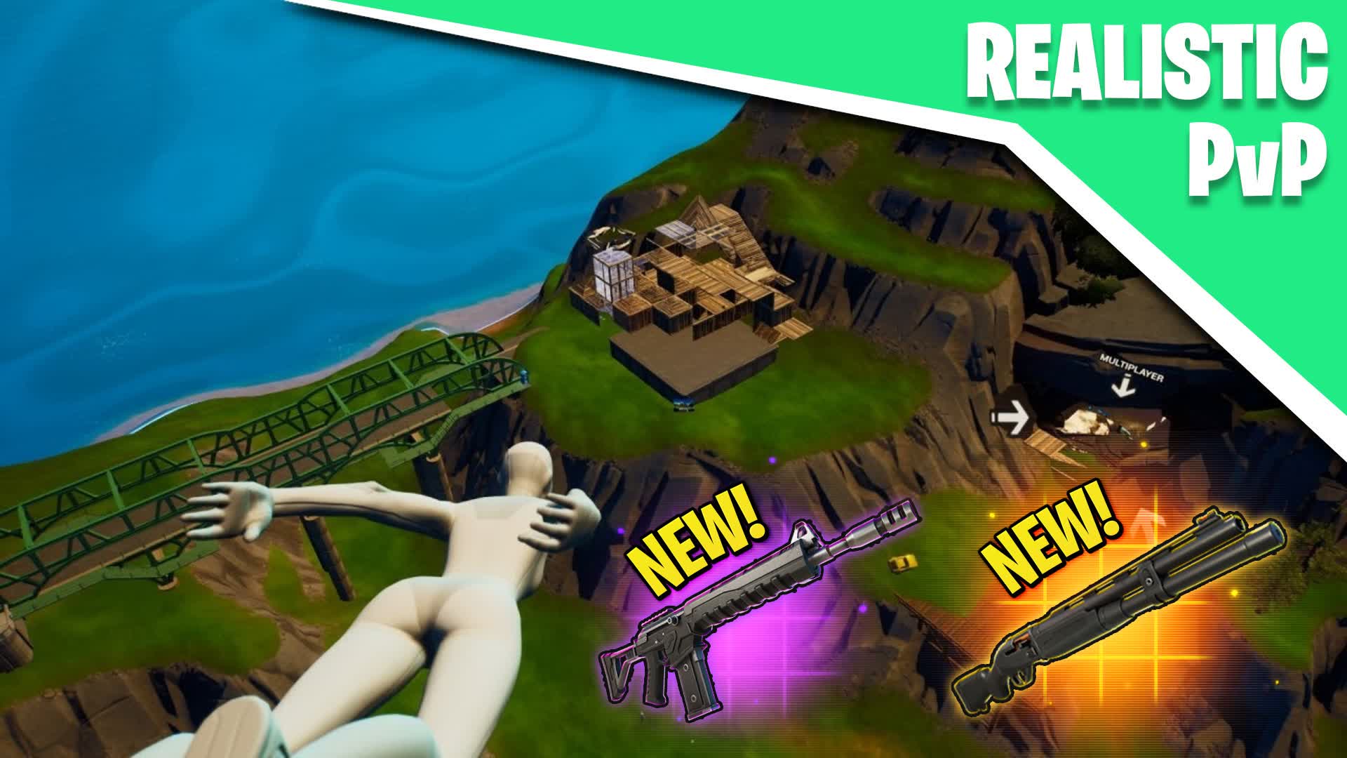 REALISTIC PVP - FREE FOR ALL — Fortnite Creative map