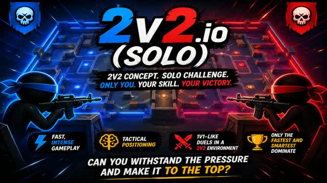 2v2.io (SOLO) — Fortnite Creative map cover art