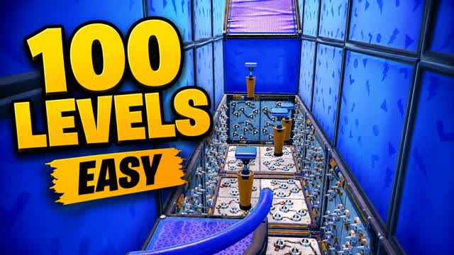 Sheep's 100 Level Easy Deathrun — Fortnite Creative map