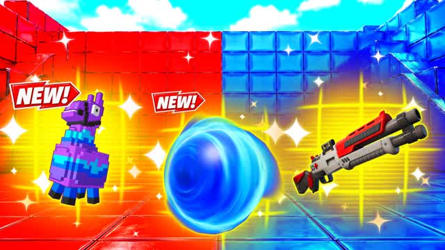 RED VS BLUE PIVOT WHEEL 🔴🔵 — Fortnite Creative map cover art