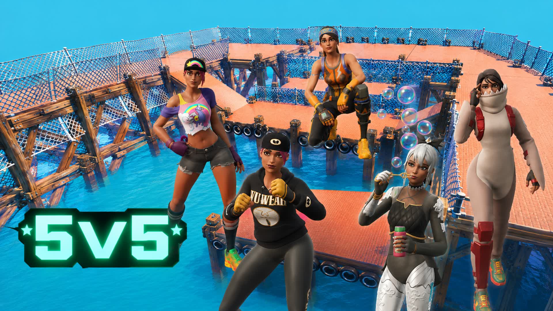 5v5 Zone Wars Of Kings β Fortnite Creative map