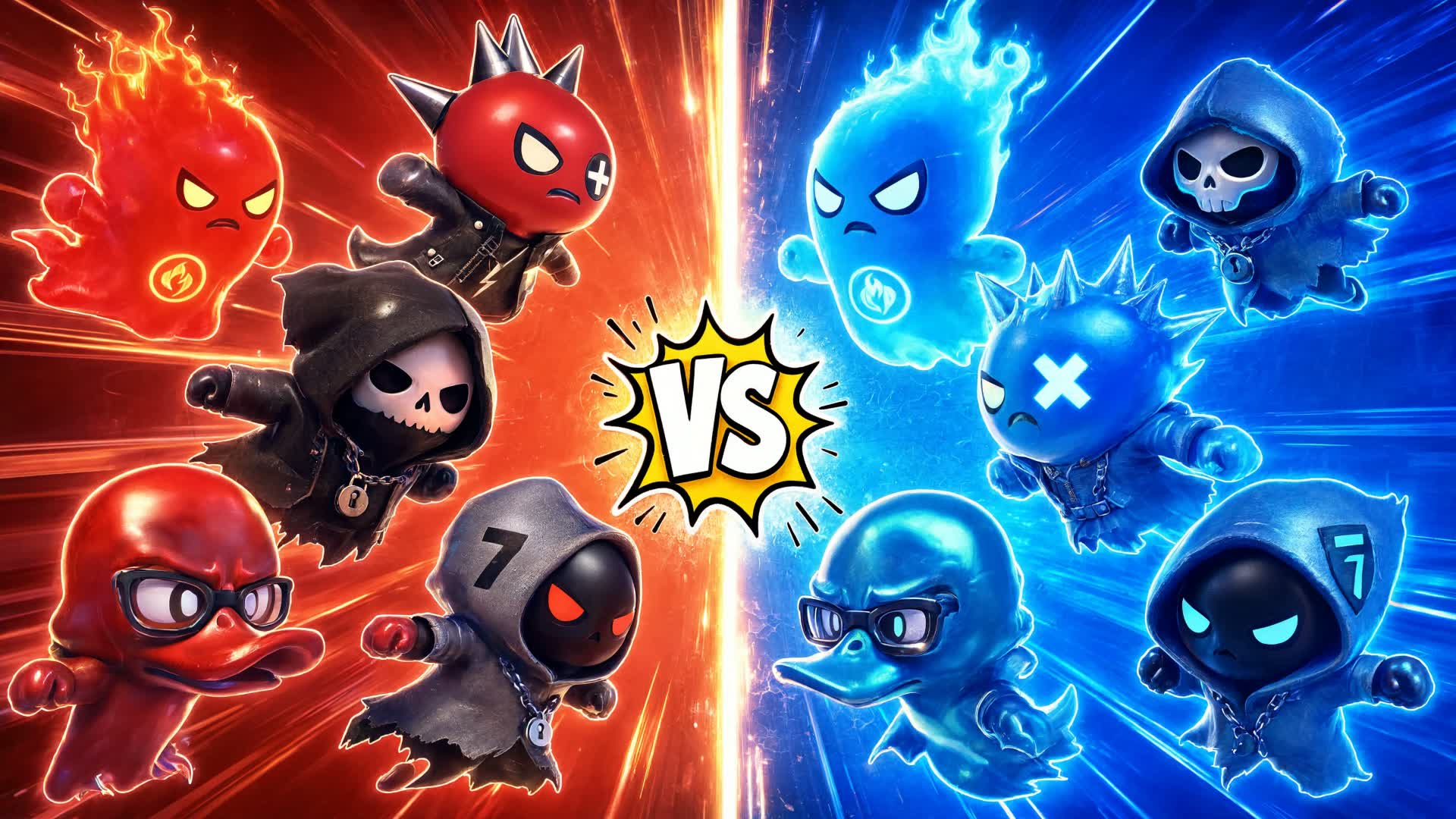 RED VS BLUE CLASH POINT🔴🔵 — Fortnite Creative map