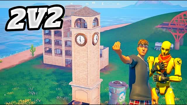 Tilted Scrums -2v2 — Fortnite Creative map