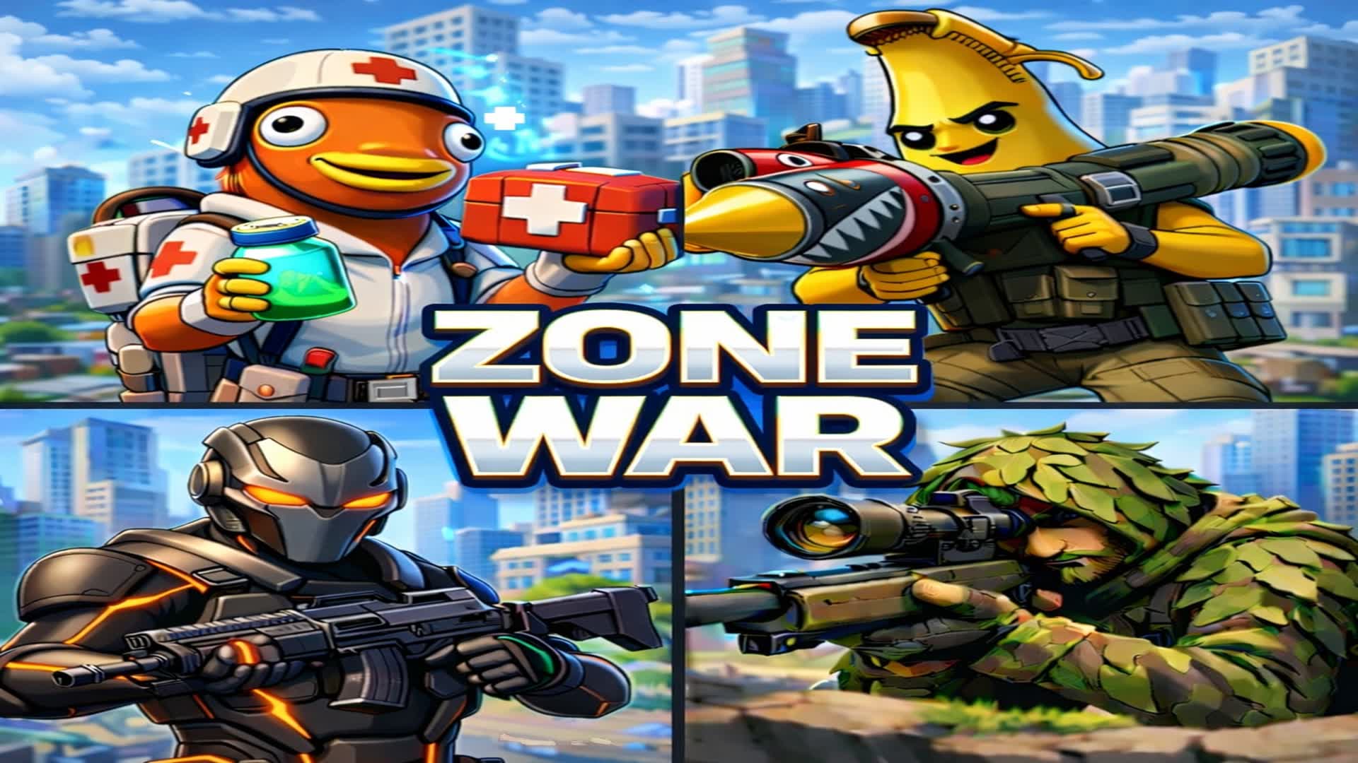 Zone War Team — Fortnite Creative map