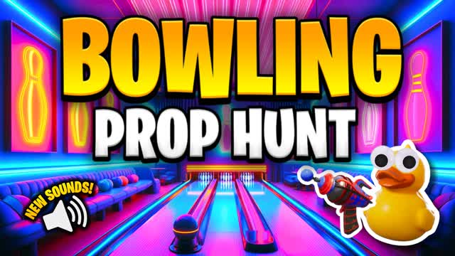 BOWLING PROP HUNT 🎳🎄 — Fortnite Creative map cover art