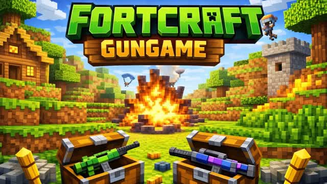 FORTCRAFT GUNGAME (one shot) — Fortnite Creative map
