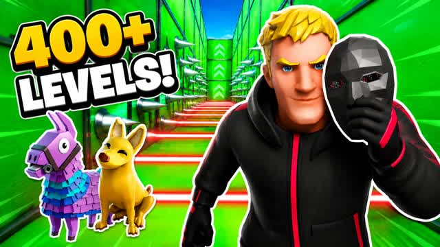 SQUID GAME PARKOUR +400 LEVELS — Fortnite Creative map