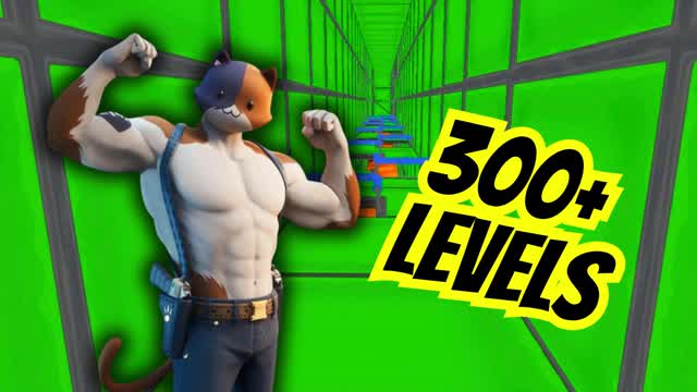 🐱CAT PARKOUR 300+ — Fortnite Creative map cover art