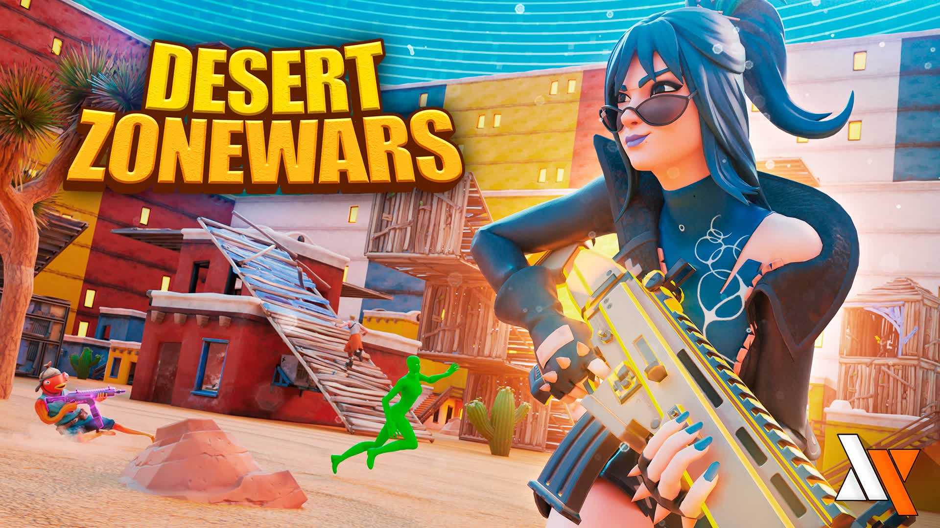 OG DESERT ZONE WARS 🌵 — Fortnite Creative map
