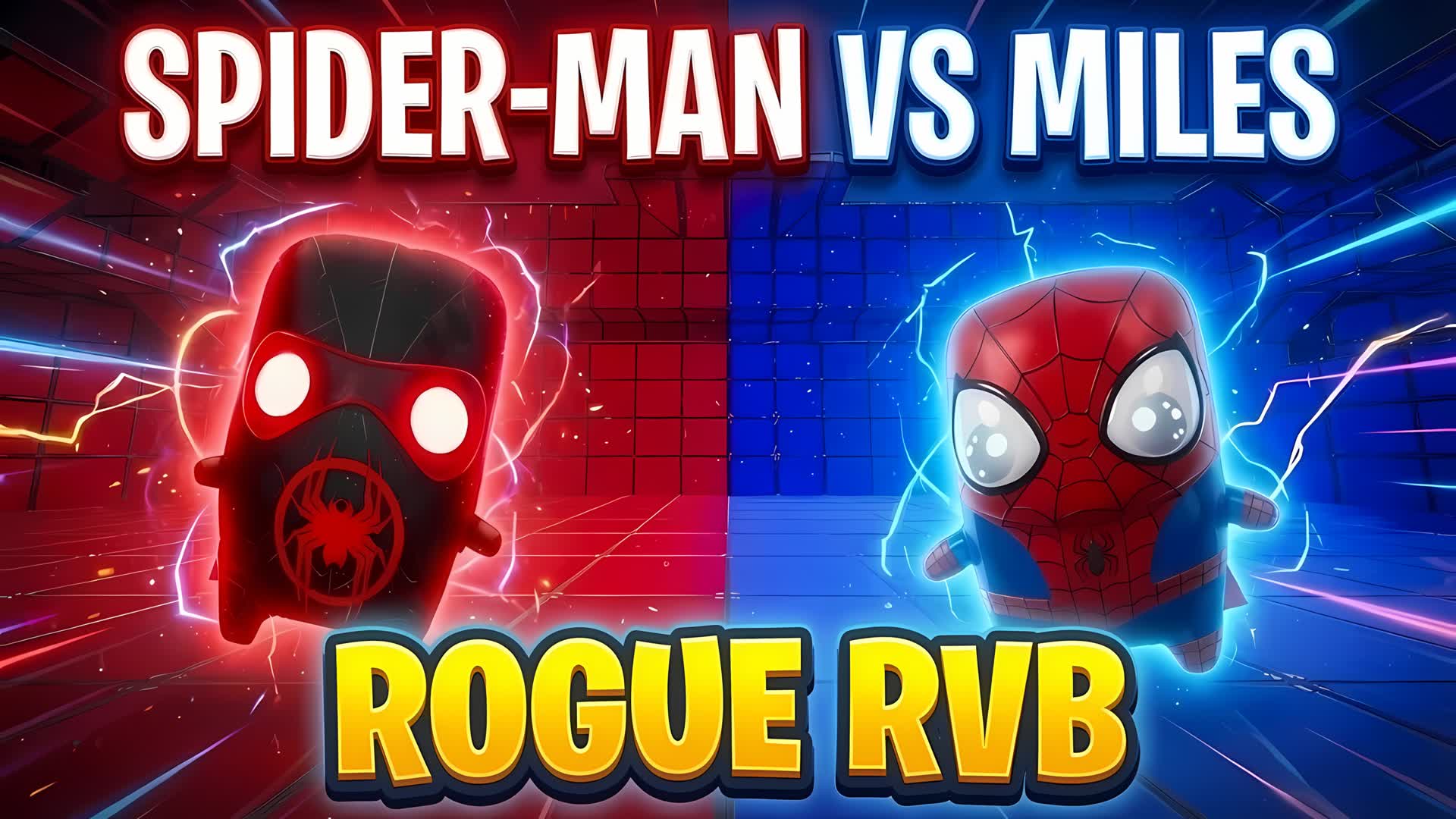 RED VS BLUE SPIDER SPRITE [ROGUE] — Fortnite Creative map