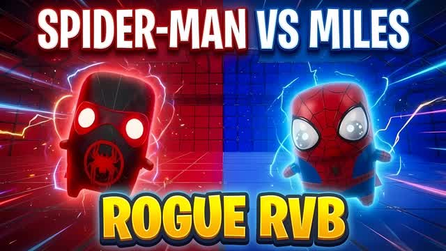 RED VS BLUE SPIDEY SPRITE [TEAMS] — Fortnite Creative map