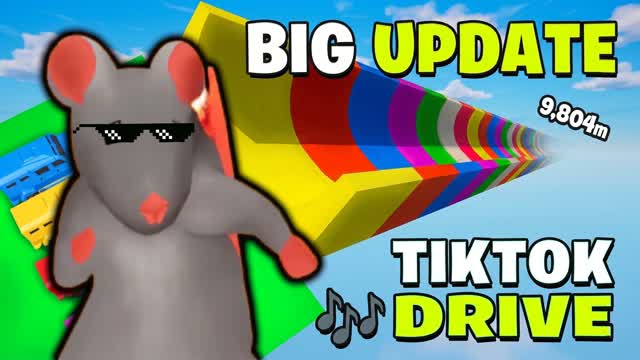 TIKTOK DRIVE FFA ⭐ ALL CARS ALL GUNS ⭐ — Fortnite Creative map cover art
