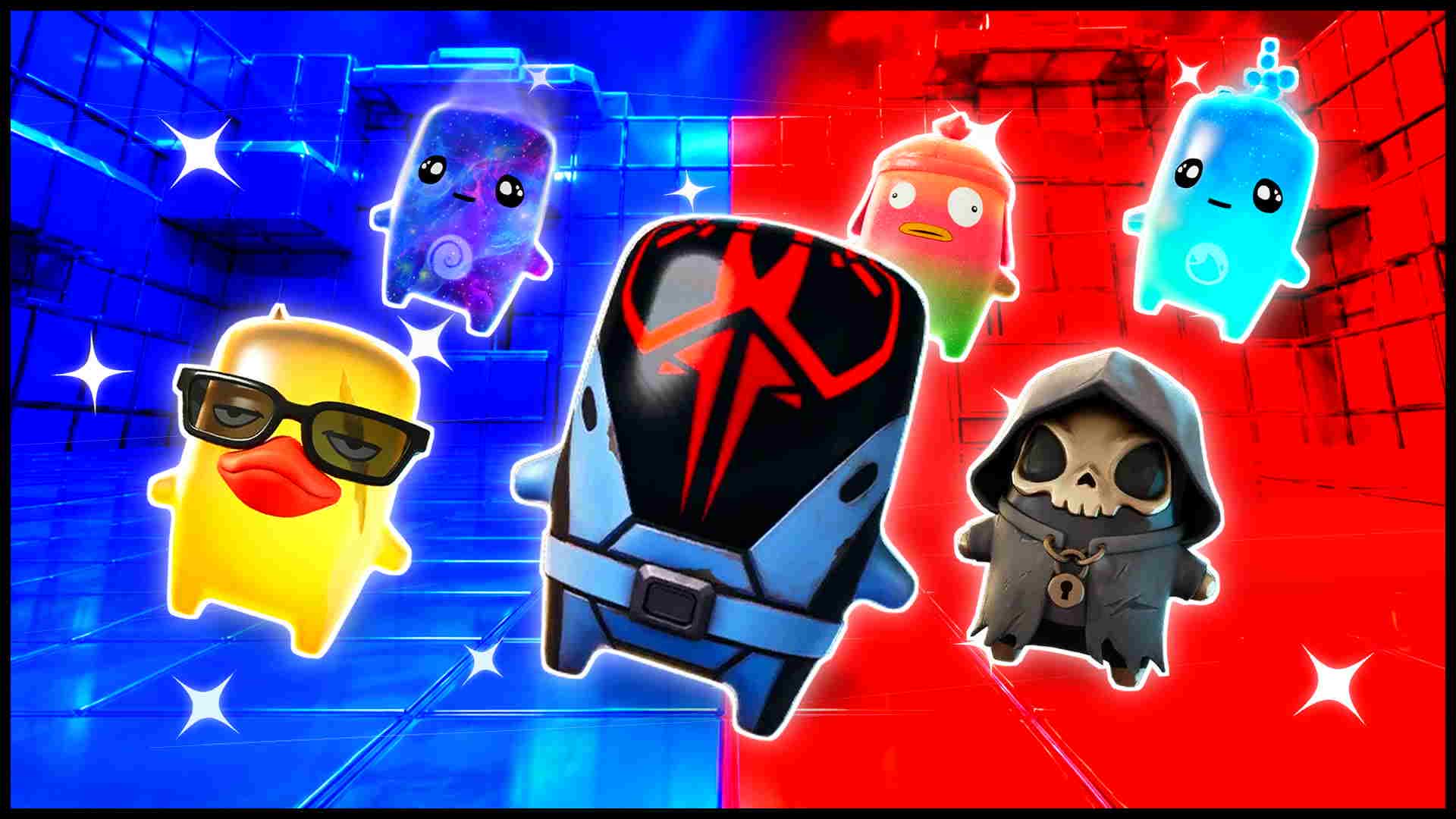 BLUE VS RED INFERNO ARC 🔵🔴 — Fortnite Creative map
