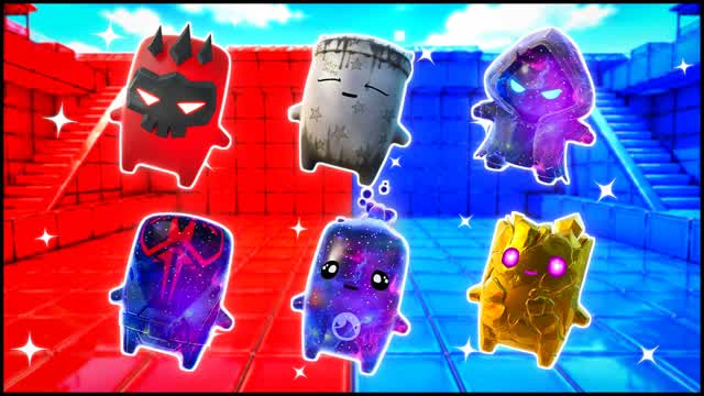RED VS BLUE POWER SHIFT 🔴🔵 — Fortnite Creative map cover art