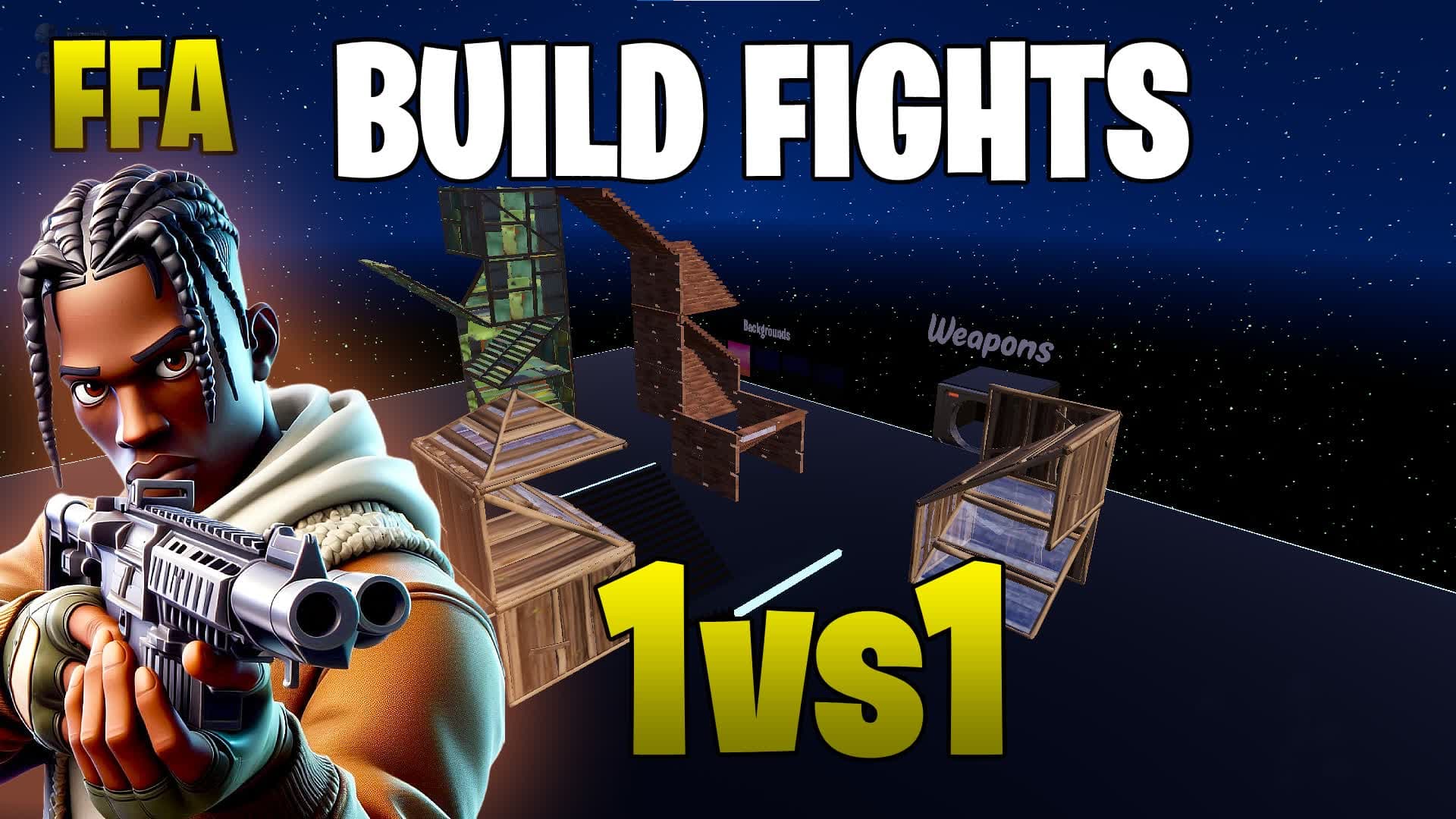1V1 - FREE FOR ALL [RANKED] — Fortnite Creative map