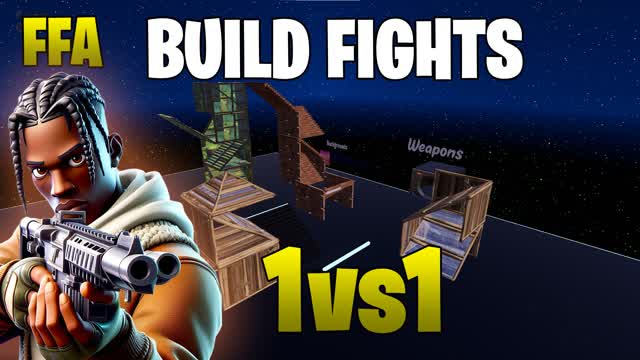 1V1 - FREE FOR ALL [RANKED] — Fortnite Creative map cover art