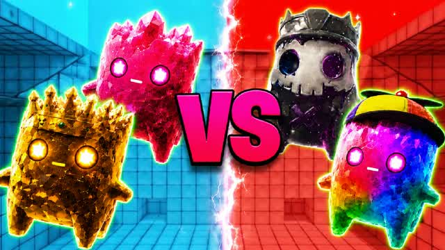 RED VS BLUE 🔴🔵 RVB UGUR UND SINDY RVB — Fortnite Creative map