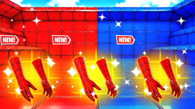 RED VS BLUE SWINGPOINT 🔴🔵 — Fortnite Creative map cover art