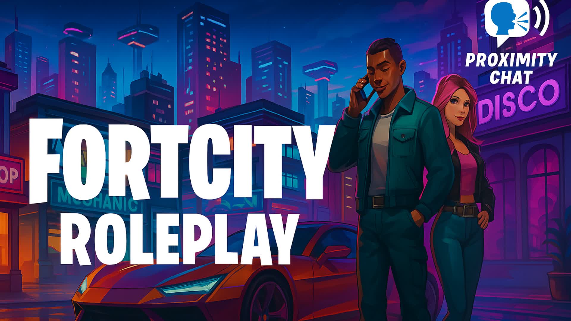 🌆Fortnite Roleplay: RP World🚀 🔧+Jobs — Fortnite Creative map