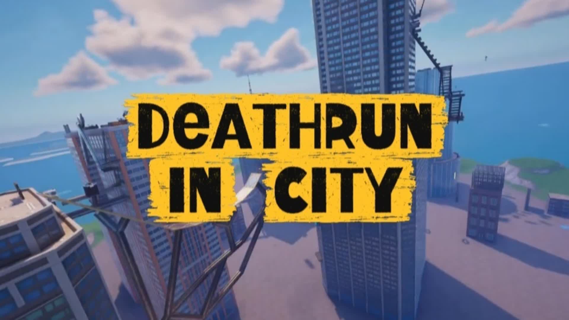 Deathrun in City — Fortnite Creative map