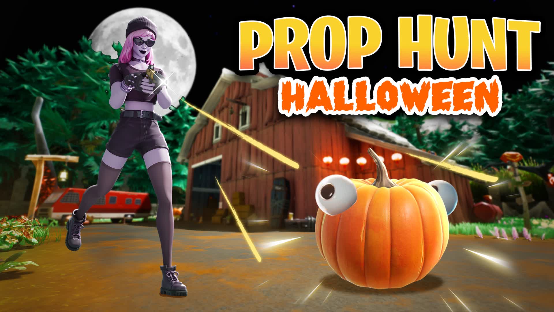 PROP HUNT - THE FARM [🎃HALLOWEEN] — Fortnite Creative map