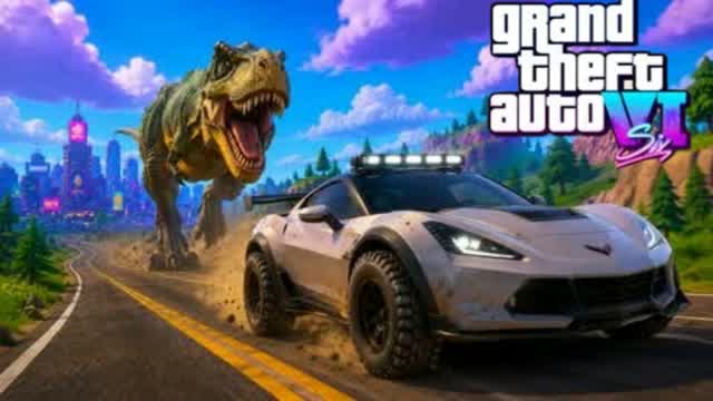 THE GOD ZILLA DRIVE 🌴🌴 GTA 🌴 — Fortnite Creative map cover art