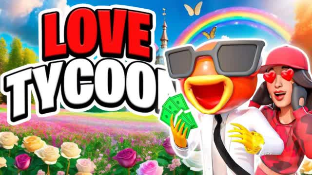 LOVE TYCOON — Fortnite Creative map cover art