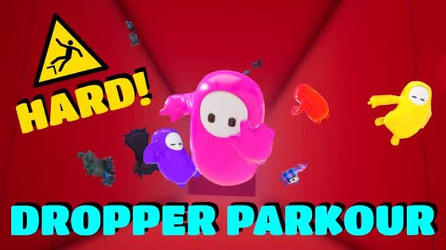 Dropper Parkour — Fortnite Creative map cover art