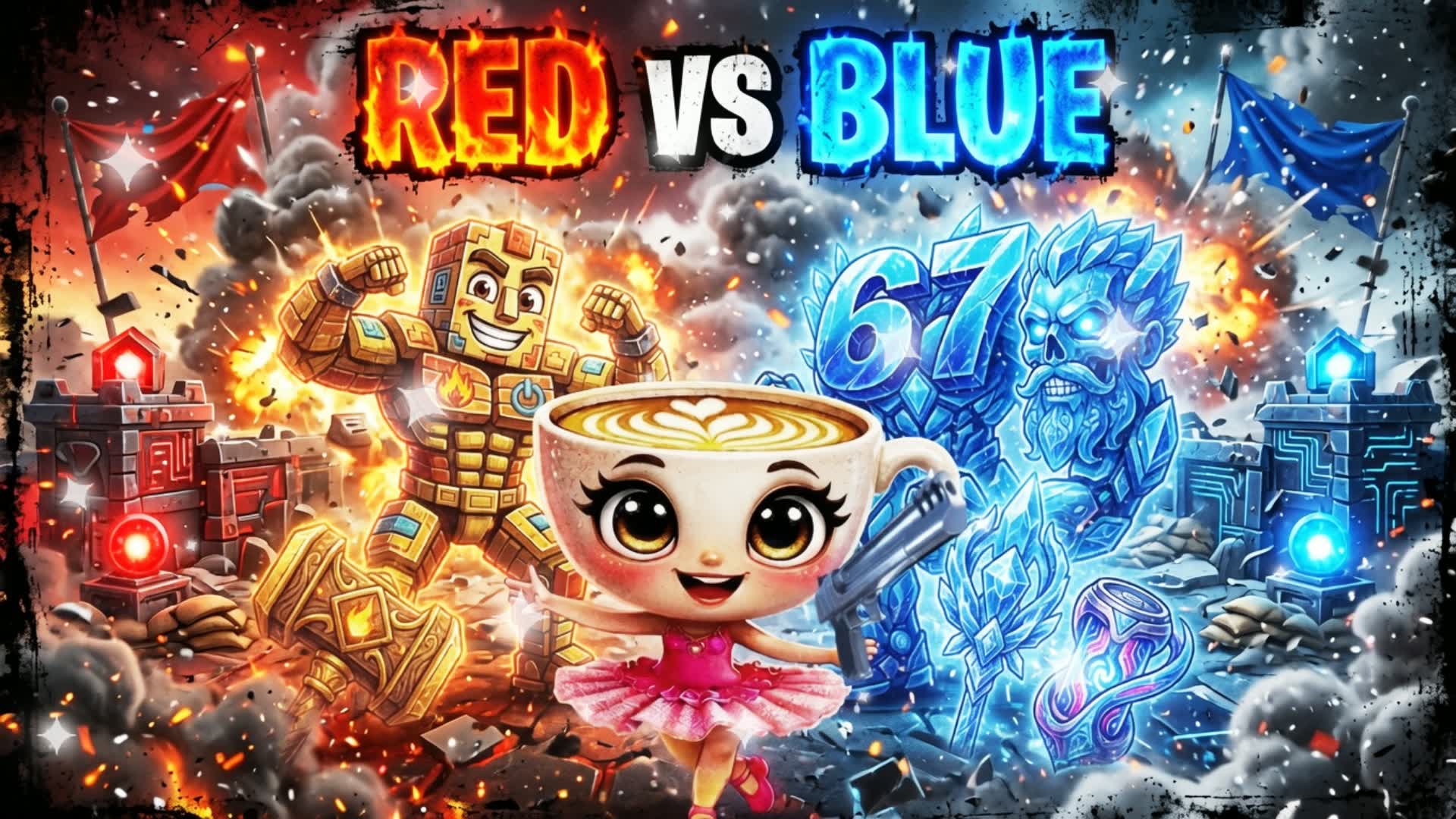 BRAINROT🧠 BRAINROT RED VS BLUE — Fortnite Creative map