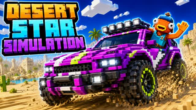 DESERT STAR SIMULATION — Fortnite Creative map cover art