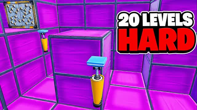 HARD PARKOUR 20 LEVELS باركور صعب — Fortnite Creative map