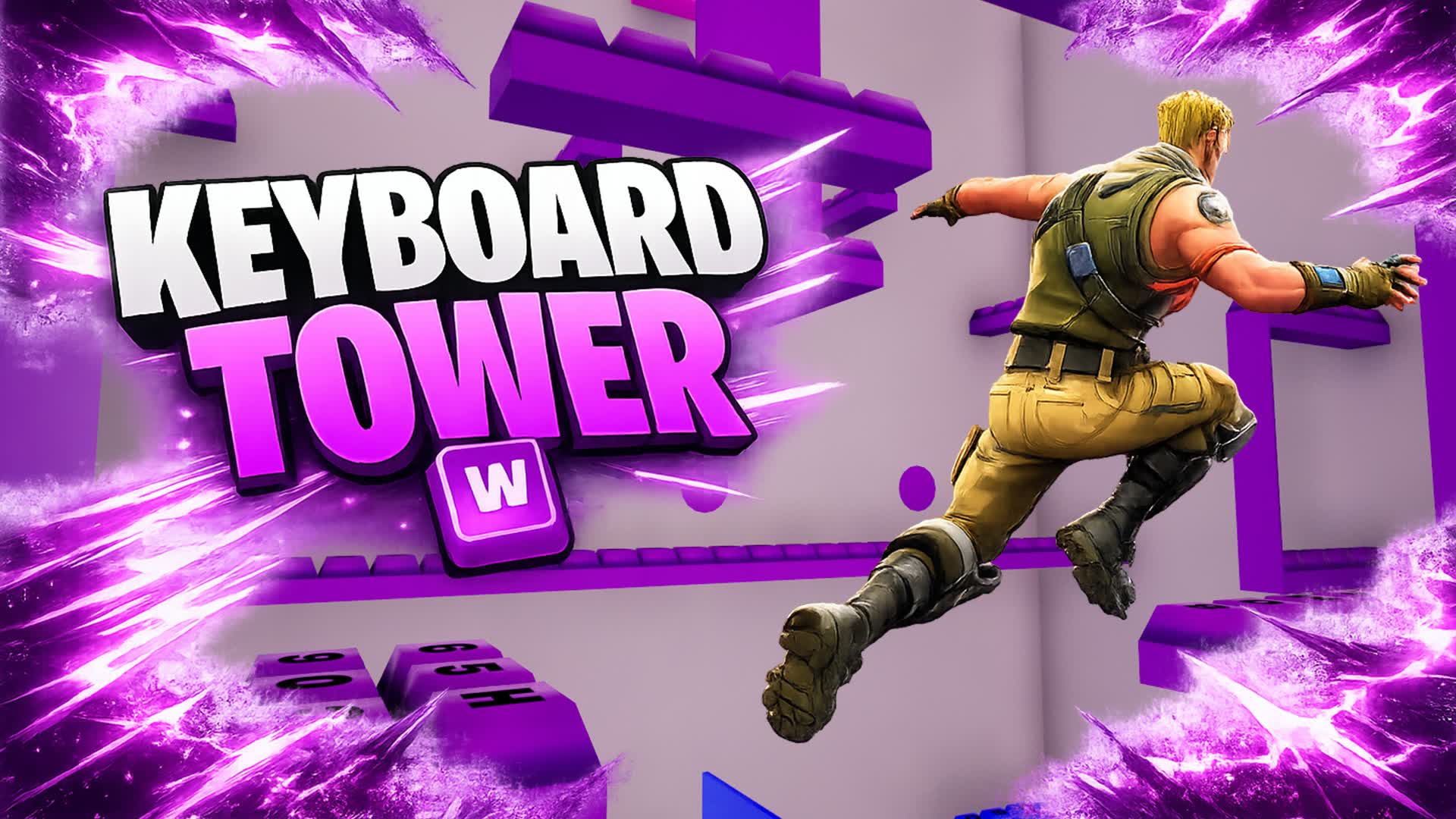 Keyboard Tower — Fortnite Creative map